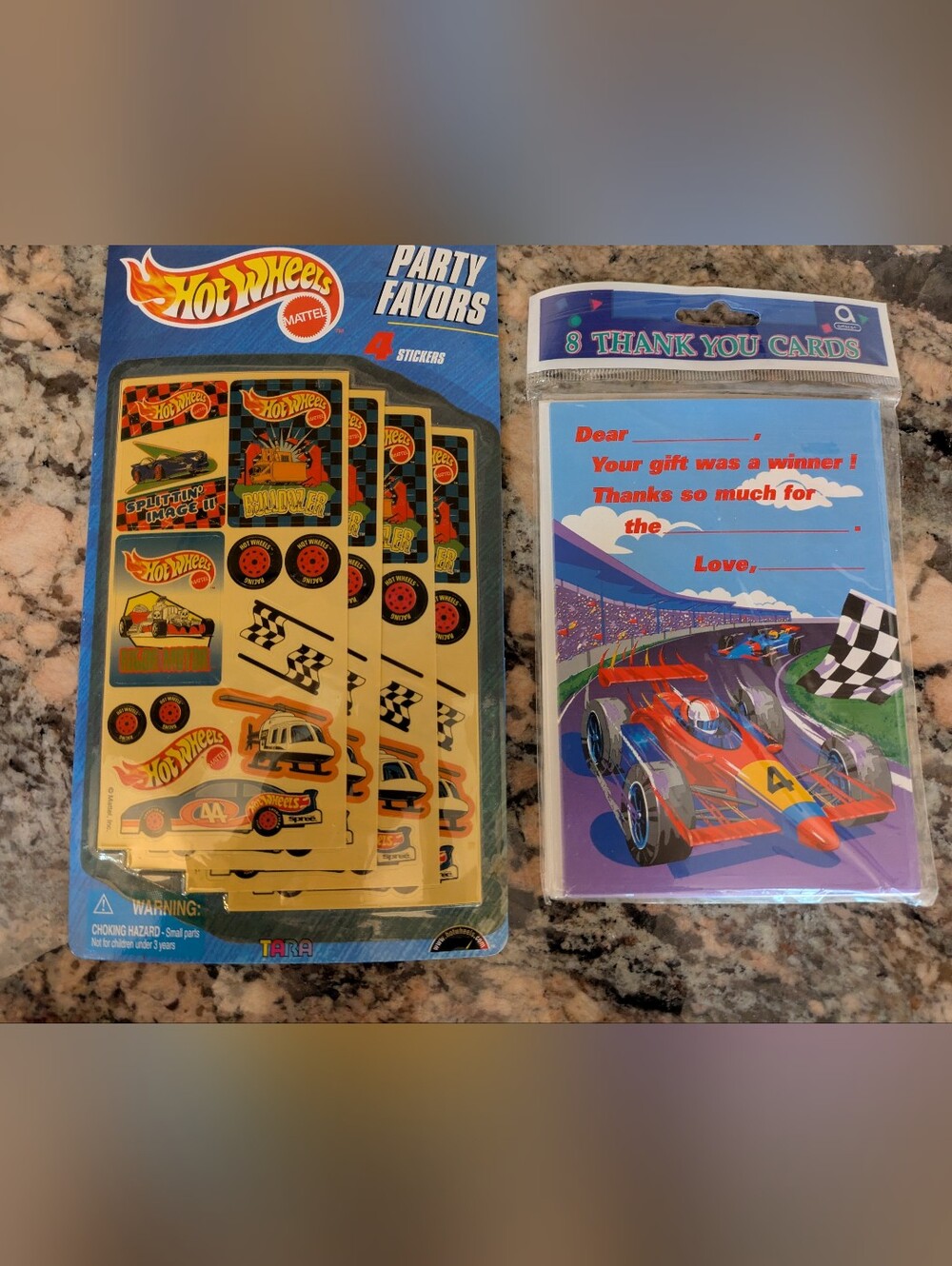 VTG 1999 Hot Wheels Party Favors